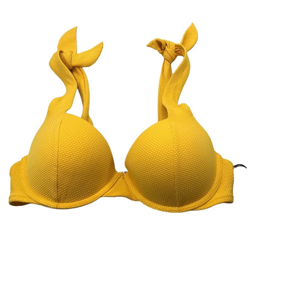 Shade And Shore Women's Size 34C Light Lift Textured Underwire Bikini Swim Top